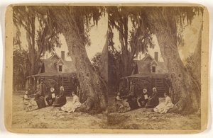 [H(arriet) B(eecher) Stowe doma na Floridě] od Unknown artist