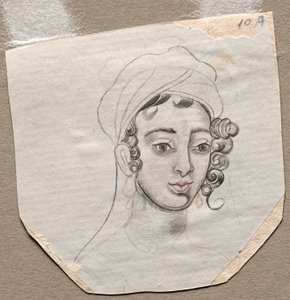 Hlava mladého muže od Unknown artist