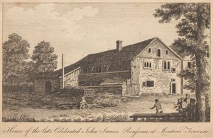 House of the Late Celebrated John James Rousseau, v Moutiers-Travers od Unknown artist
