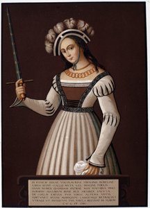 Jeanne la Maid, s mečem - v "" Jeanne d