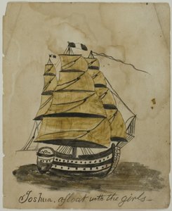 Joshua Afloat with the Girls od Unknown artist