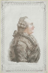 Francouzský král Ludvík XVI (tisk) od Unknown artist