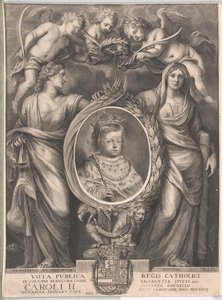 Španělský král Karel II (tisk) od Unknown artist