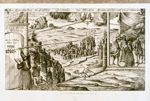 LUTHER Martin: Martin Martin: Alegorický tisk snu Fridricha Moudrého, saského knížete... (rytina) od Unknown artist