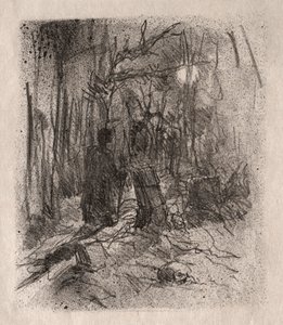 Buskův hřbitov od Unknown artist