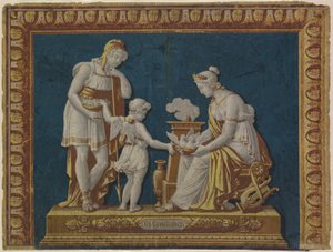 "La Constance" Tapety Ohnivá tabule od Unknown artist