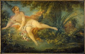 La Nymphe surprise, podle Bouchera od Unknown artist