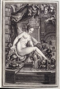 Král Candaules a mistr vpravo – v „Pohádkách a povídkách ve verších“ od Jean La Fontaine. 1762. od Unknown artist