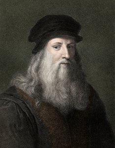 Leonardo Da Vinci (1452-1519) od Unknown artist