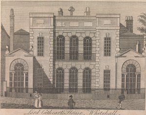 dům lorda Cathcarta, Whitehall; strana 58 (první díl) od Unknown artist