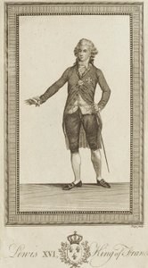 Ludvík XVI, francouzský král od Unknown artist