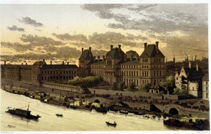 Louvre za Ludvíka XIV. v „Paříži v průběhu věků od 13. století do současnosti““ 1882 od Unknown artist