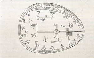 Kouzelný buben šamanů v Laponsku, ilustrace knihy o Linnině cestě od Unknown artist