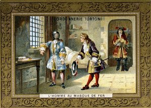 Muž se zámky železné masky ve vězení svaté Margarity - chromo ševce Tortoni od Unknown artist