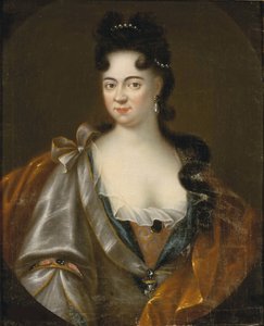 Marie Aurore, comtesse de Koenigsmark - Portrét hraběnky Marie Aurory von Koenigsmarck (1662-1728), Anonym. Olej na plátně, konec 17. stol.. Nationalmuseum Stockholm od Unknown artist