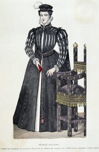 Marie Stuartovna - rytina od Unknown artist