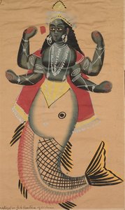 Matka, rybí avatar Višnua od Unknown artist