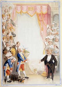 Nabídka polotovaru - chromolitografie, konec 19. století od Unknown artist