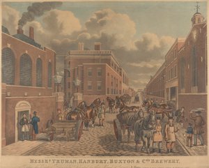 Pánové Truman, Hanbury, pivovar Buxton & Co., Spitalfields od Unknown artist