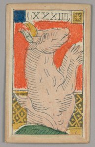 Minchiate (Tarot) hrací karta od Unknown artist
