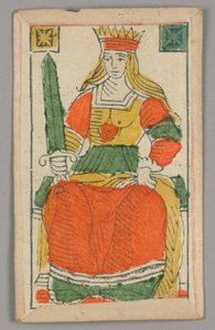 Hrací karta Minchiate (Tarot). od Unknown artist