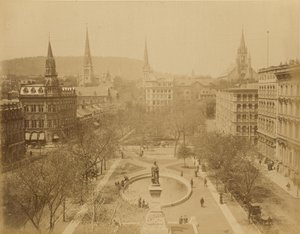 Montreal, Place Victoria od Unknown artist