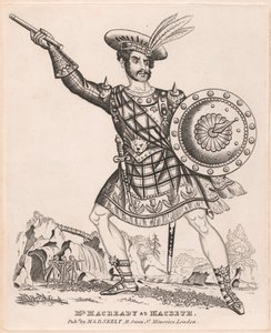 Pan Macready jako Macbeth od Unknown artist