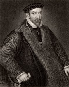 Nicholas Bacon (1509-1579) od Unknown artist