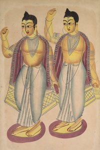 Nitai a Gaur od Unknown artist