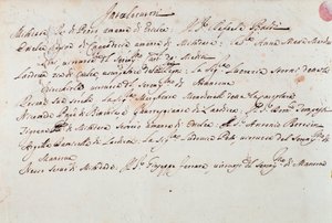 Poznámky k inscenaci opery Mithridate od Giuseppe Aldrovandiniho (1706) od Unknown artist