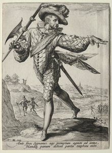 Důstojníci a vojáci osobní stráže císaře Rudolfa II.: četař od Unknown artist