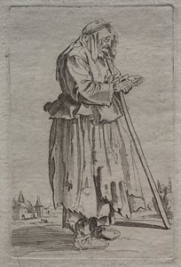Stará žebračka od Unknown artist