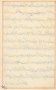 Stránka z Příběhů papouška (Tuti-nama): textová stránka od Unknown artist