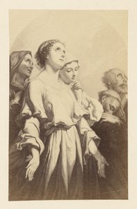 [Obraz ženy s dlaněmi obrácenými vzhůru] od Unknown artist