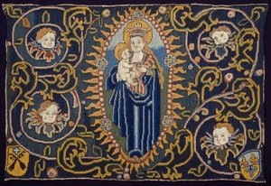 Panel s Madonou a dítětem od Unknown artist