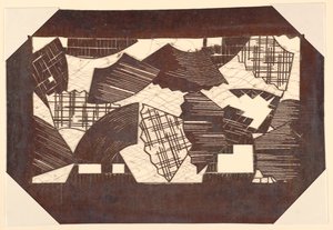 Motiv papírového ventilátoru od Unknown artist
