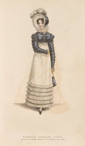 Pařížské kočárové šaty od Unknown artist