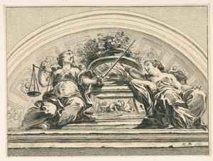 Pediment od Unknown artist