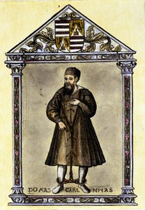 Pedro Mascarenhas (portugalský navigátor) připoután. od Unknown artist