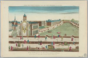 Peep-show, Pohled a perspektiva pařížského Samaritaine, č. 62 od Unknown artist
