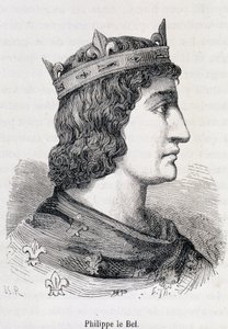 Philippe IV le Bel (1268 - 1314) - v “” Histoire de France populaire”” od Henriho Martina, Jouvet, Paříž, T.1 od Unknown artist