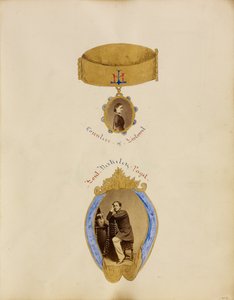 [Fotokoláž s portréty hraběnky z Listowelu a lorda Berkeleyho Pageta] od Unknown artist