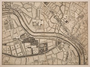 Plán Richmond, Syon a Kew od Unknown artist