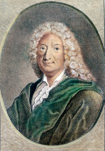 Portrét Alaina René Lesage (Alain-Rene Le Sage) (1668-1747), francouzský spisovatel. Rytina 18. století. Soukromá sbírka od Unknown artist