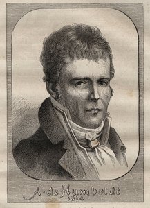 Portrét Alexandra von Humboldta (1769-1859) - ilustrace převzata z „Velkých námořníků 18. století““ od Unknown artist