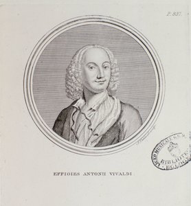 Portrét Antonia Vivaldiho (rytina od Unknown artist