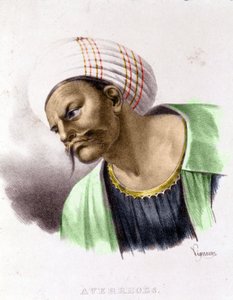 Portrét Averroes (1126 - 1198). od Unknown artist