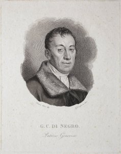 De Negro v portrétu auta (rytina) od Unknown artist