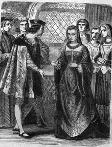 Portrét Karla VIII. (1470-1498) a Anny Bretaňské (1477-1514). od Unknown artist