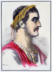 Portrét Konstantina, římského císaře od Unknown artist